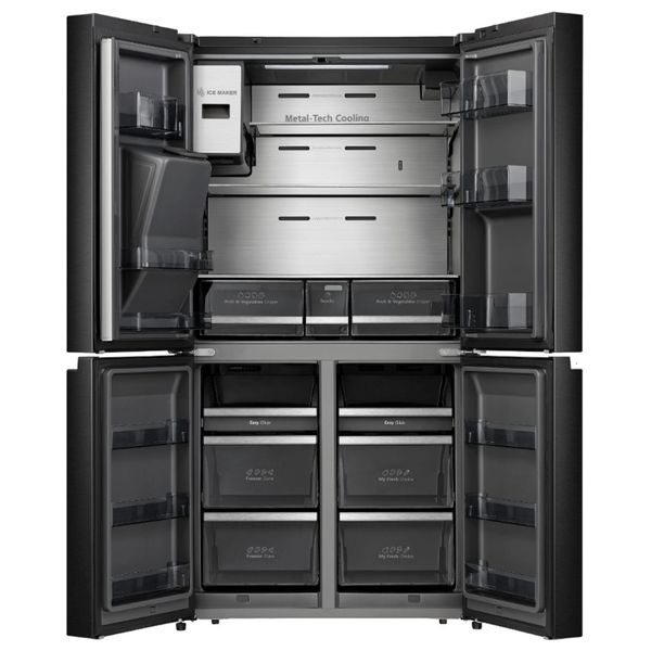 Hisense RQ759N4IBU1 - 27ft - Side By Side Refrigerator - Black
