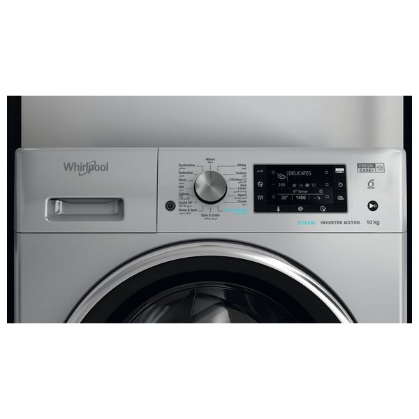 Whirlpool FFT M22 9X2SBX GCC - 9Kg - Front Loading Dryer - Silver