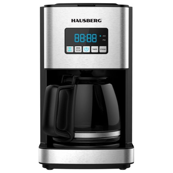  HAUSBERG HB-3755 - Coffee Maker - Stainless Steel 