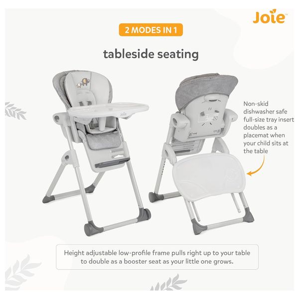  Joie Adjustable Baby High Chair - Silver 