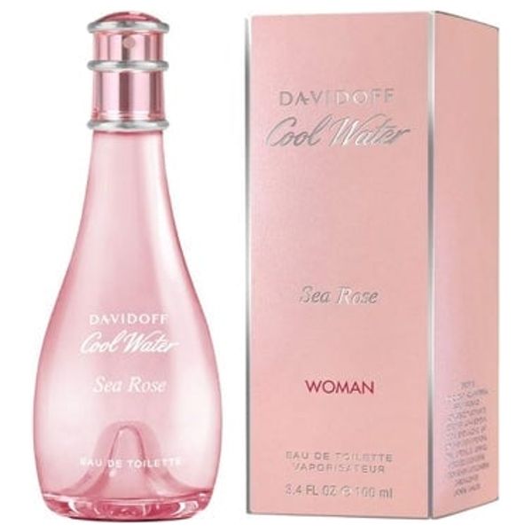  Cool Water Sea Rose by Davidoff for Women - Eau de Toilette, 100 ml 