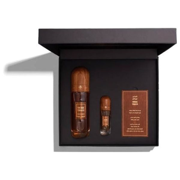  Ibraheem Al.Qurashi Vintage Tobacco Perfume Set For Unisex - 3 PCS 