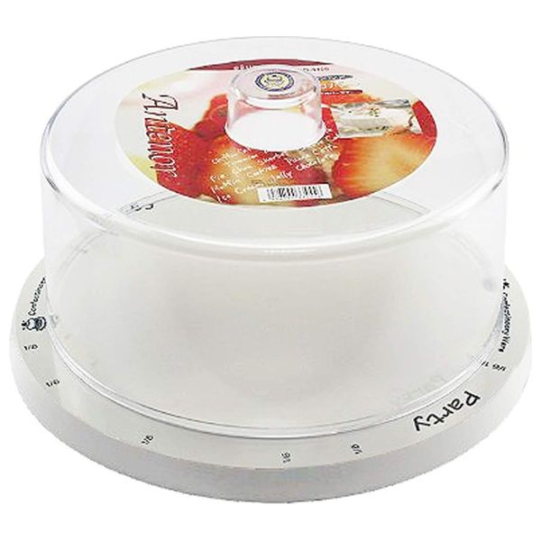 Pearl Metal D-3523 - Cake Turntable & Cover set - White 