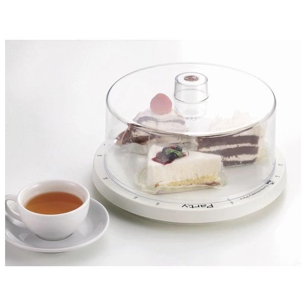  Pearl Metal D-3523 - Cake Turntable & Cover set - White 