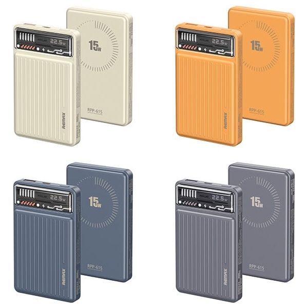  Remax RPP 615 - Power bank - 10000mAh - Fast Charging 20W - Blue 