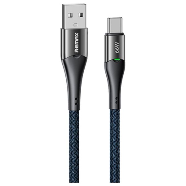  Remax USB-C Cable - 66W - Blue 
