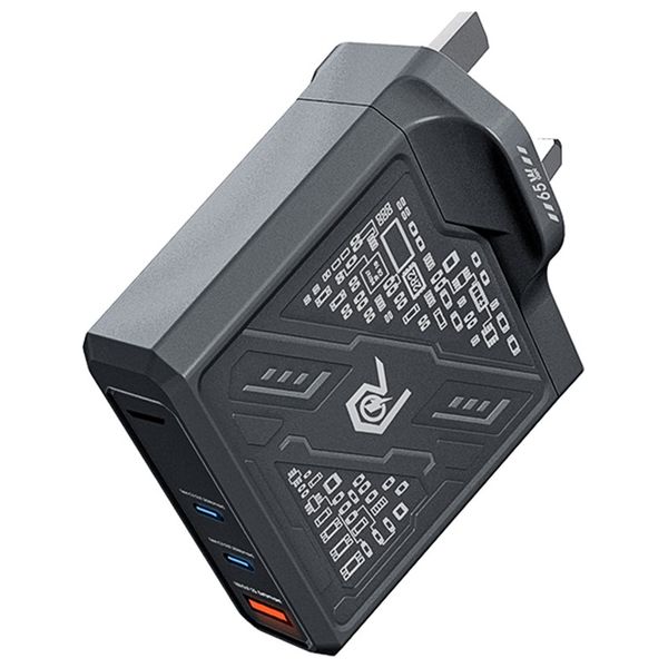  تقسيم USB ريماكس - RP-U108 - اسود 