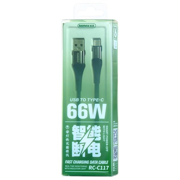  Remax USB-C Cable - 66W - Blue 