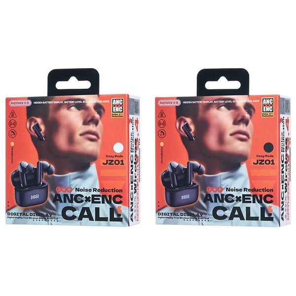  سماعة بلوتوث داخل الاذن ريماكس - CozyPods JZ01 - اسود 