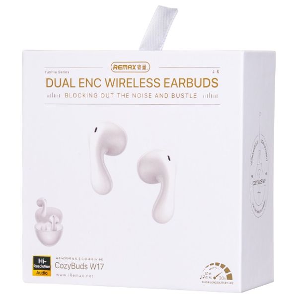 Remax CozyBuds W17 - Bluetooth Headphone In Ear - White