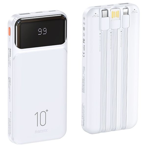 Remax RPP-683 - 10000mAh - Power Bank - White