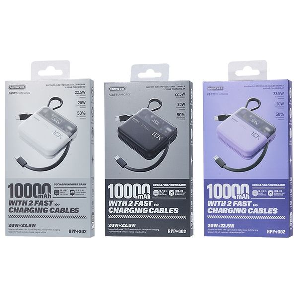  Remax RPP-602 - 10000mAh - Power Bank - White 