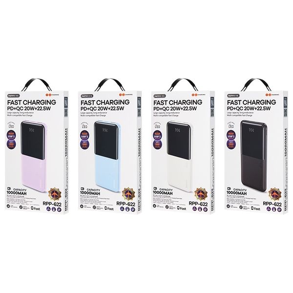  Remax RPP-622 - 10000mAh - Power Bank - Blue 
