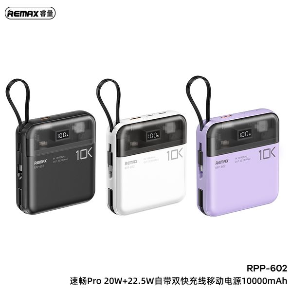  Remax RPP-602 - 10000mAh - Power Bank - White 