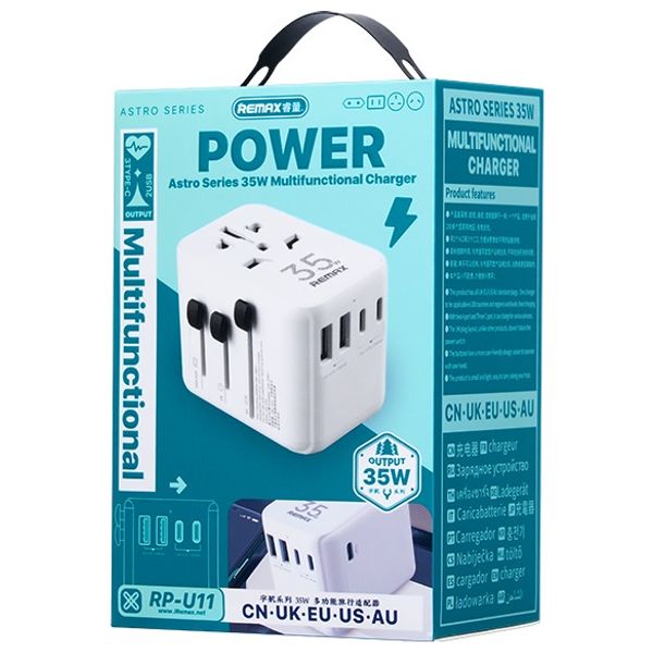 Remax RP-U11 - Wall Charger - 35W - 5 Port - White