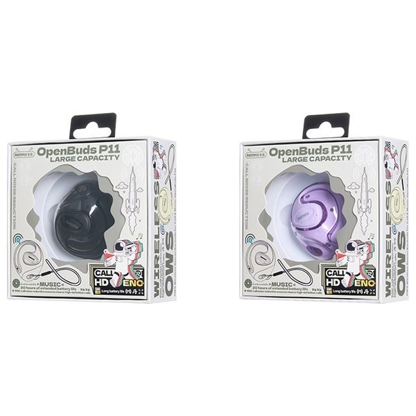  Remax OpenBuds P11 - Bluetooth Headphone In Ear - Purple 