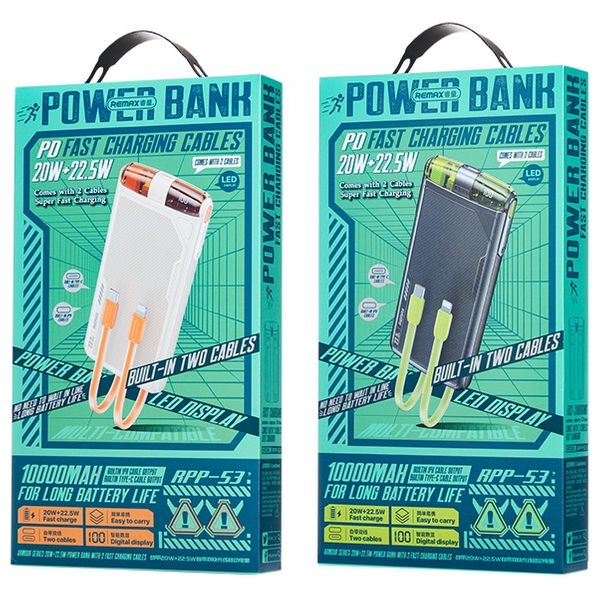  Remax RPP-53 Armour - 10000mAh - Power Bank - Beige 
