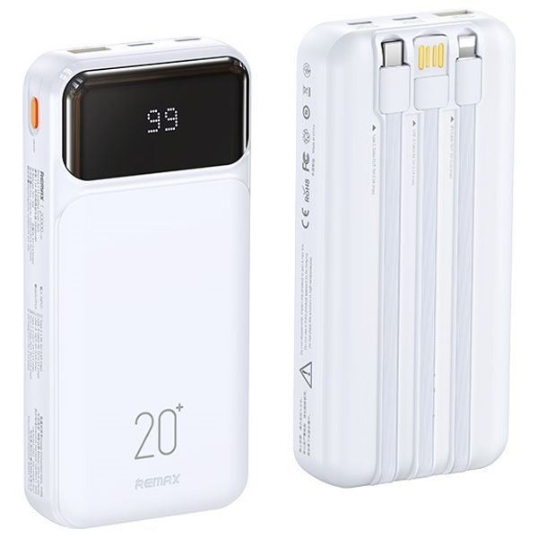 شاحن محمول ريماكس - RPP-686 - 20000mAh - ابيض
