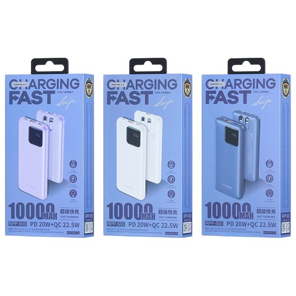  Remax RPP-500 - 10000mAh - Power Bank - Dark Blue 