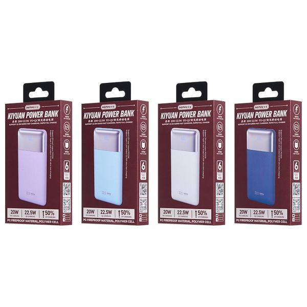 Remax RPP-5 - 10000mAh - Power Bank - Purple