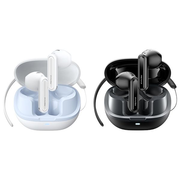  Remax TWS 09 - Bluetooth Headphone In Ear - Bluetooth 6 - 400 mAh - White 