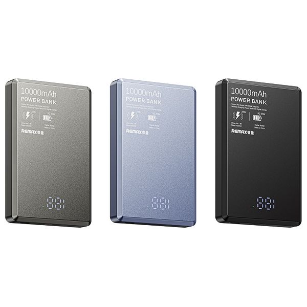 Remax RPP-109 - 10000mAh - Power Bank - Gray