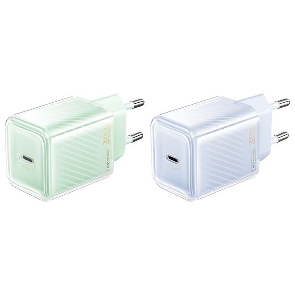 Remax RP-U91 - Wall Charger - 30W - USB-C Port - Green