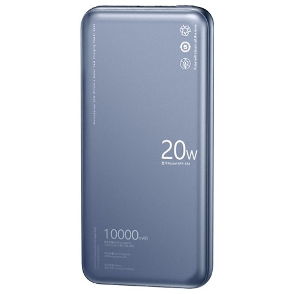Remax RPP-636 - 10000mAh - Power Bank - Blue