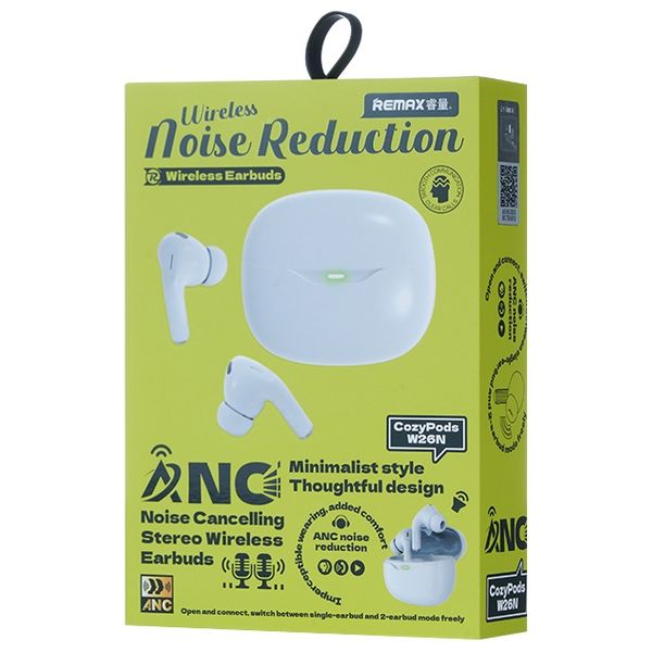 Remax CozyPods W26N - Bluetooth Headphone In Ear - White