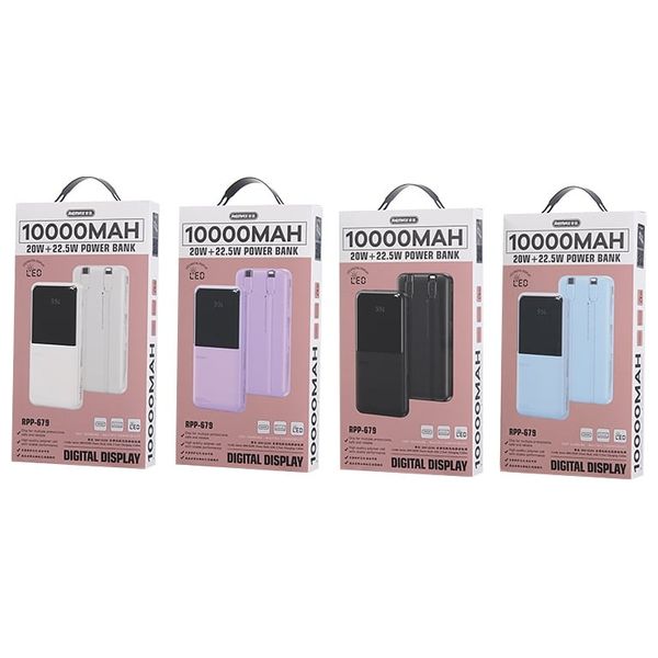  شاحن محمول ريماكس - RPP-679 - 10000mAh - اسود 