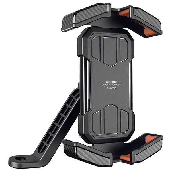 Remax RM-C52 - Motorcycle Mobile Holder - Black