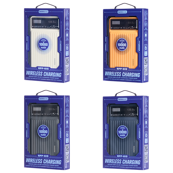  Remax RPP 615 - Power bank - 10000mAh - Fast Charging 20W - Blue 