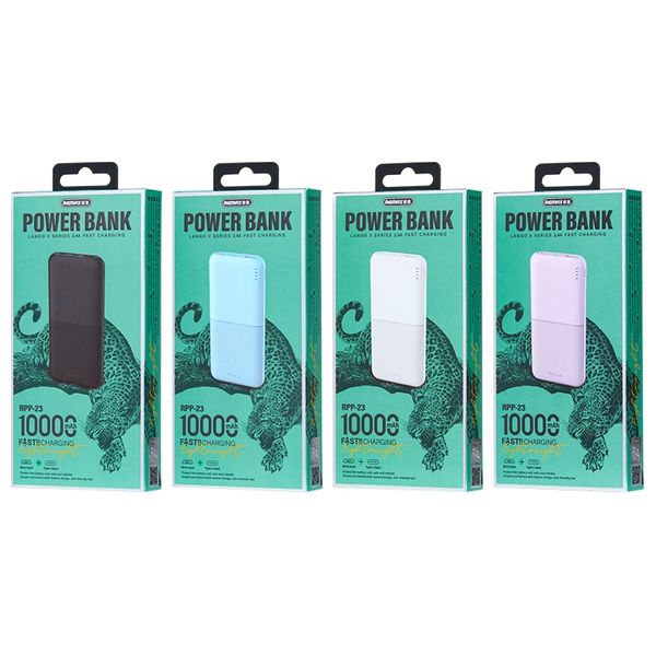 Remax RPP-23 - 10000mAh - Power Bank - Purple