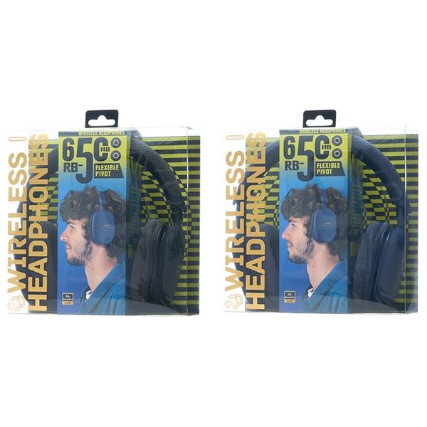 Remax RB-650HB - Bluetooth Headphone Over Ear - Blue