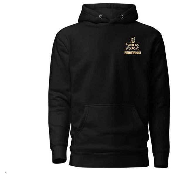  Anunakiz Hoodie for Unisex - 2XL - Black 