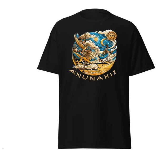  Anunakiz T-Shirt For Unisex - 3XL - Black 