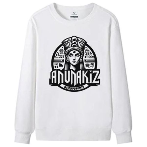  Anunakiz Sweater - Queen Semiramis For Unisex - 2XL - White 