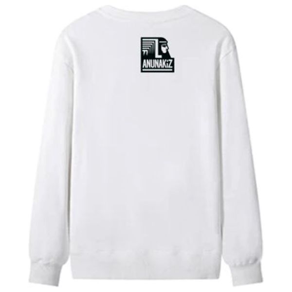  Anunakiz Sweater - Queen Semiramis For Unisex - M - White 