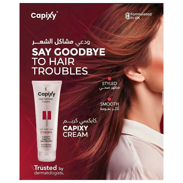  Capixy Anti-Hair Loss Cream - Contains Vitamin E, 120 ml 