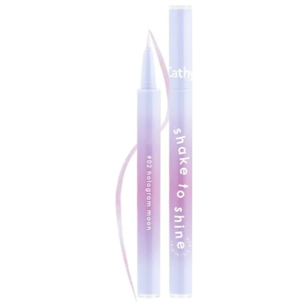  CATHY DOLL Shake to Shine Liquid Shimmer Eyeliner, 02 - Hologram Moon 