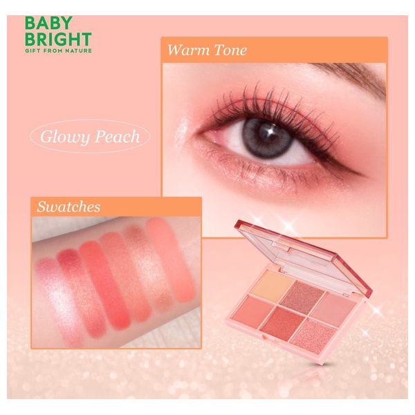 بيبي برايت باليت ظلال العيون كلوي بيتش - 6 الوان