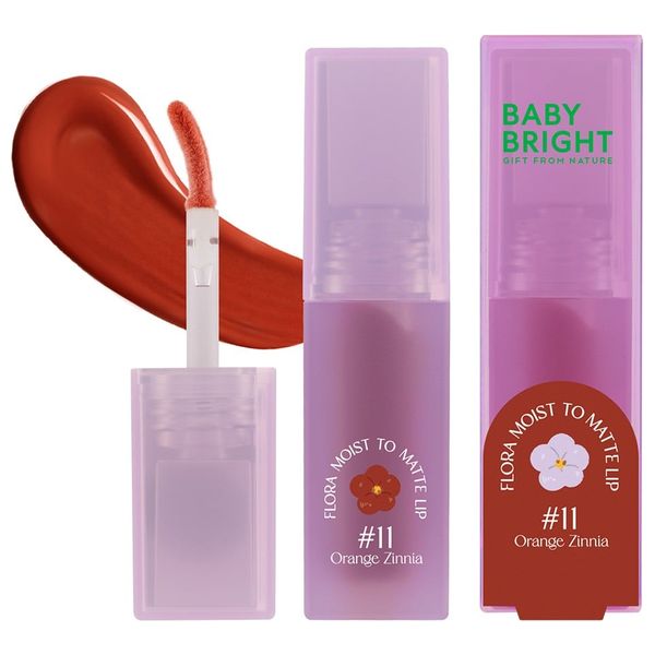 Baby Bright Matte Liquid Lipstick, 11 ORANGE ZINNIA