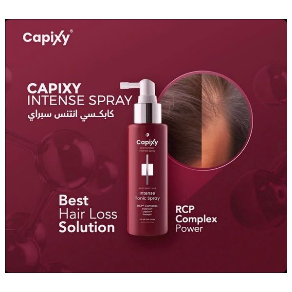  Capixy Intense Tonic for Hair Loss Treatment - Stimulates follicles and promotes new growth, 125 ml 