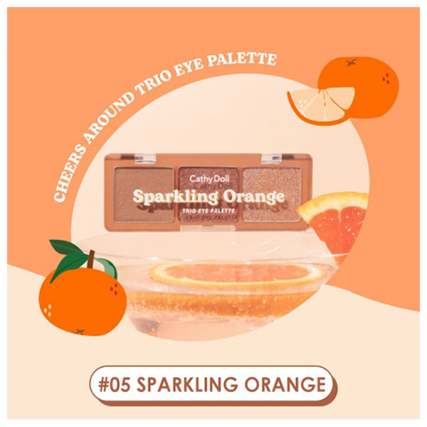  باليت ايشادو ثلاثي من كاثي دول, 05 سباركلينج أورانج 