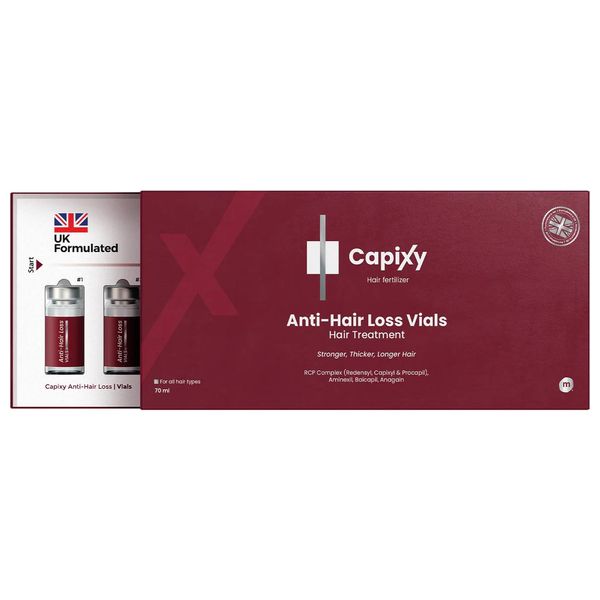  Capixy Fills Ampoules for Hair Loss Treatment - Contains Capixyl™, Biotin, and Caffeine, 7 ampoules 