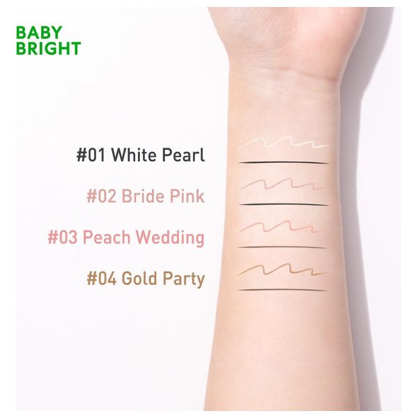  Baby Bright Rosy Rose Eyeliner Shiny, 04 Gold Party 