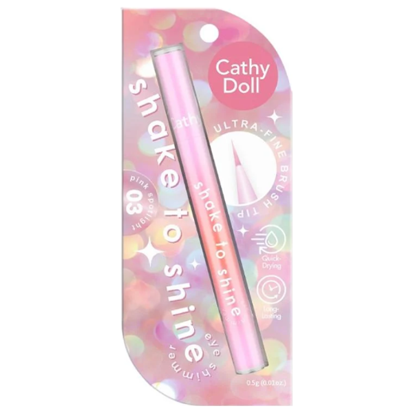  CATHY DOLL Shake to Shine Liquid Shimmer Eyeliner, 03 - Pink Spotlight 