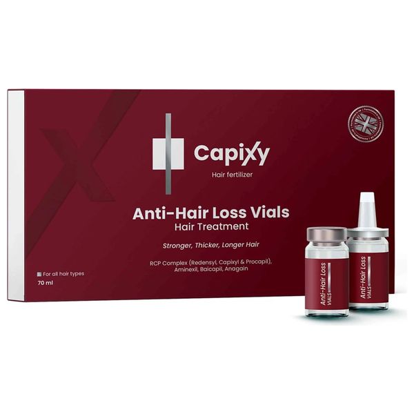  Capixy Fills Ampoules for Hair Loss Treatment - Contains Capixyl™, Biotin, and Caffeine, 7 ampoules 