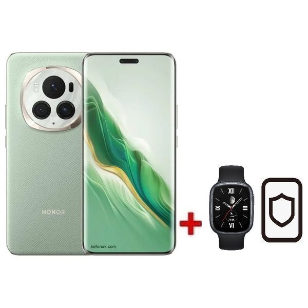 هونر Magic6 Pro 5G - دبل سيم - 512/12 كيكابايت + ساعة هونر Watch 4 + ضمان شاشة + سماعة يلوتوث