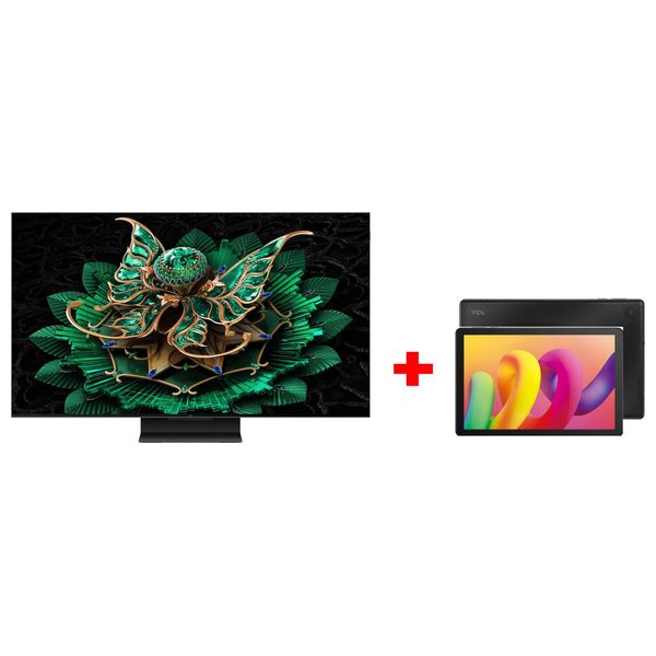  TCL 65-Inch C7K Series - Smart - 4K - QD-Mini LED - 144Hz - 2025 Model + Tab 10L - Black - Pre Order 